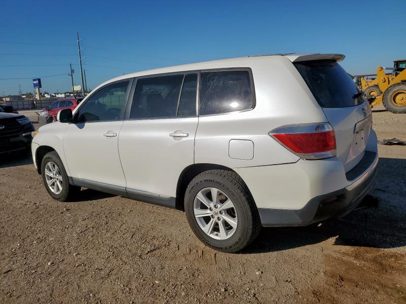 5TDZK3EH2DS108088 - 2013 TOYOTA HIGHLANDER BASE Սպիտակ լուսանկար 2