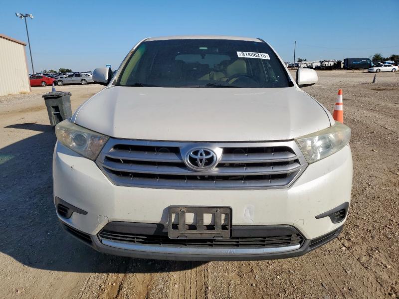 5TDZK3EH2DS108088 - 2013 TOYOTA HIGHLANDER BASE Սպիտակ լուսանկար 5