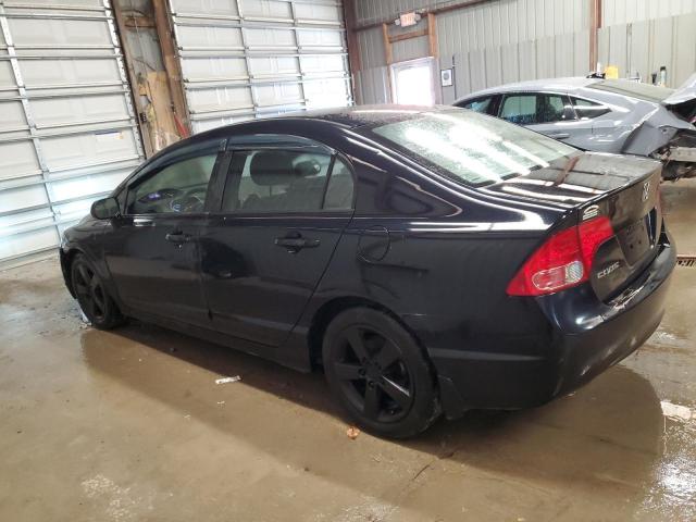 1HGFA16838L087074 - 2008 HONDA CIVIC EX BLACK photo 2