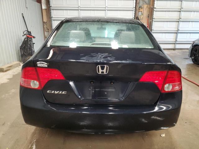 1HGFA16838L087074 - 2008 HONDA CIVIC EX BLACK photo 6