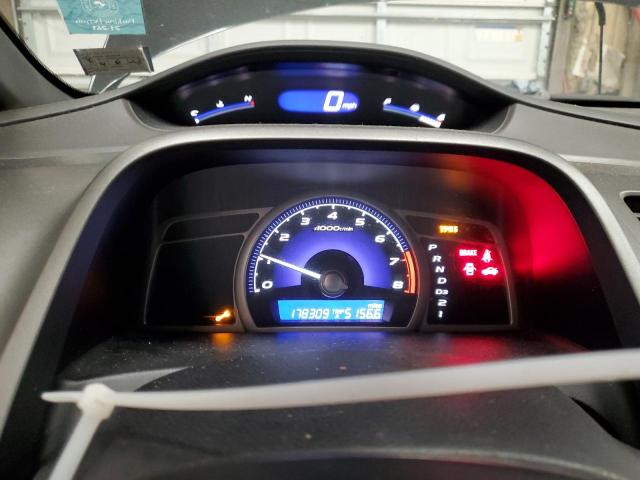 1HGFA16838L087074 - 2008 HONDA CIVIC EX BLACK photo 9