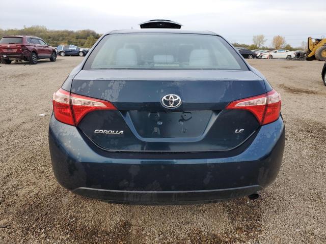 2T1BURHEXJC052910 - 2018 TOYOTA COROLLA L BLUE photo 6