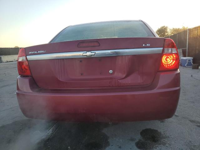 1G1ZS51F96F234069 - 2006 CHEVROLET MALIBU LS BURGUNDY photo 6