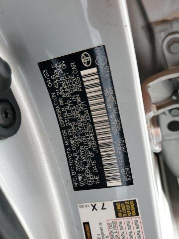 JTDB4MEE5PJ004171 - 2023 TOYOTA COROLLA LE ვერცხლისფერი ფოტო 13