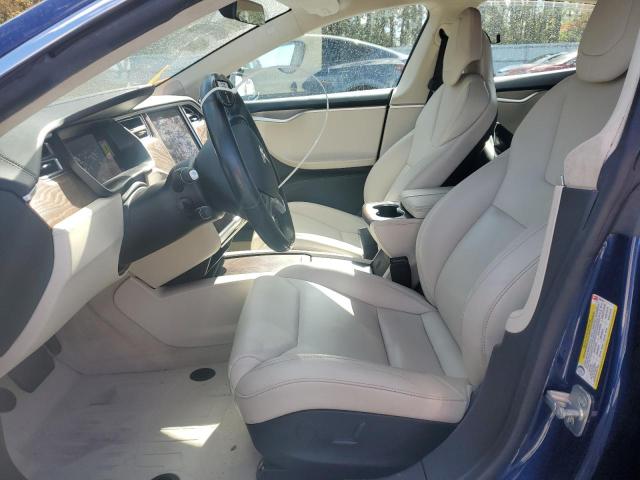 5YJSA1E23JF245156 - 2018 TESLA MODEL S أزرق صورة 7