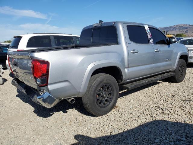 3TMAZ5CN8LM137106 - 2020 TOYOTA TACOMA DOUBLE CAB SILVER photo 3