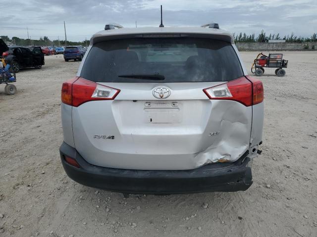 2T3WFREV2DW057741 - 2013 TOYOTA RAV4 XLE ვერცხლისფერი ფოტო 6