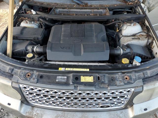 SALME1D47AA309863 - 2010 LAND ROVER RANGE ROVE HSE SILVER photo 12