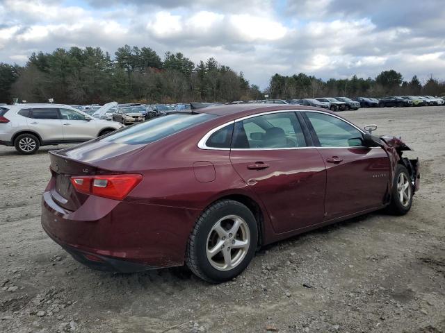 1G1ZB5ST2GF199798 - 2016 CHEVROLET MALIBU LS 栗色 照片 3