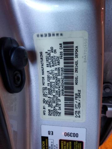 1NXBU4EE4AZ170165 - 2010 TOYOTA COROLLA BASE 金色 照片 12