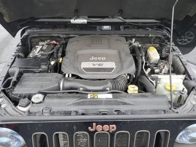 1C4BJWEG5GL210777 - 2016 JEEP WRANGLER U SAHARA BLACK photo 11