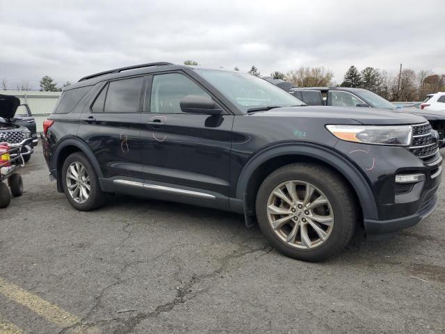 1FMSK8DH9MGA36683 - 2021 FORD EXPLORER XLT أسود صورة 4