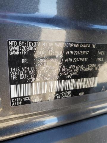 2T3P1RFV1RW432155 - 2024 TOYOTA RAV4 XLE GRAY photo 13