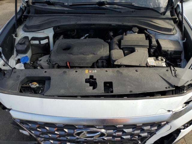 5NMS3CADXKH029401 - 2019 HYUNDAI SANTA FE SEL Սպիտակ լուսանկար 12