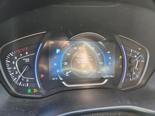 5NMS3CADXKH029401 - 2019 HYUNDAI SANTA FE SEL Սպիտակ լուսանկար 9