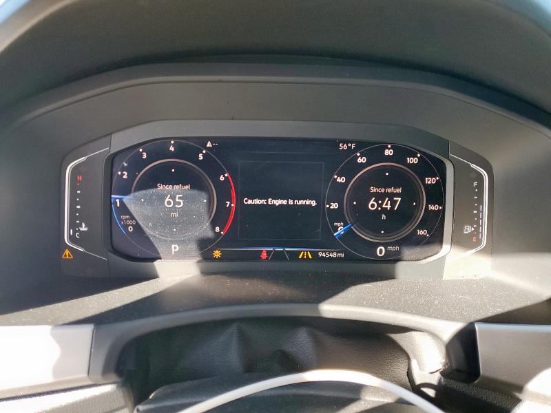 1V2ER2CA0KC562654 - 2019 VOLKSWAGEN ATLAS SEL Silber Foto 9