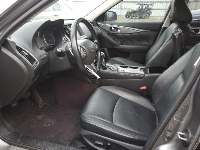 JN1BV7AP3FM343775 - 2015 INFINITI Q50 BASE GRAY photo 7