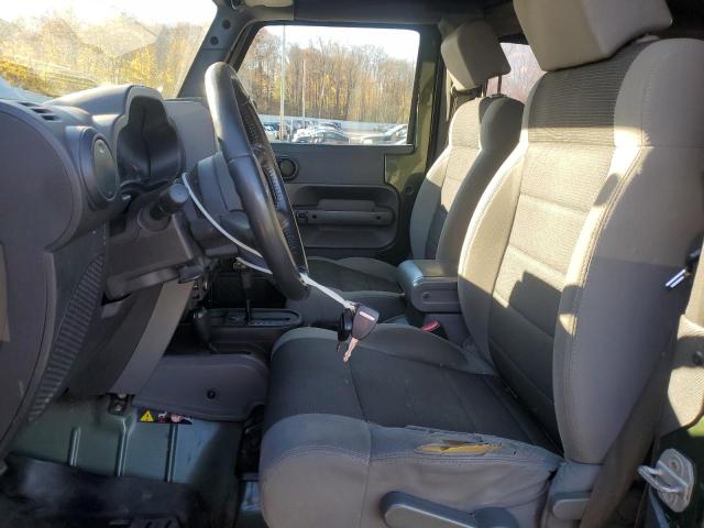 1J4FA24187L204554 - 2007 JEEP WRANGLER X GREEN photo 7