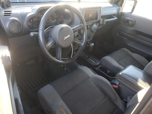 1J4FA24187L204554 - 2007 JEEP WRANGLER X GREEN photo 8