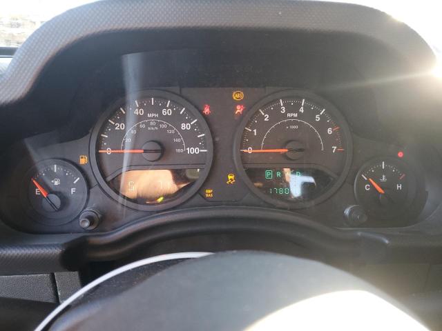 1J4FA24187L204554 - 2007 JEEP WRANGLER X GREEN photo 9