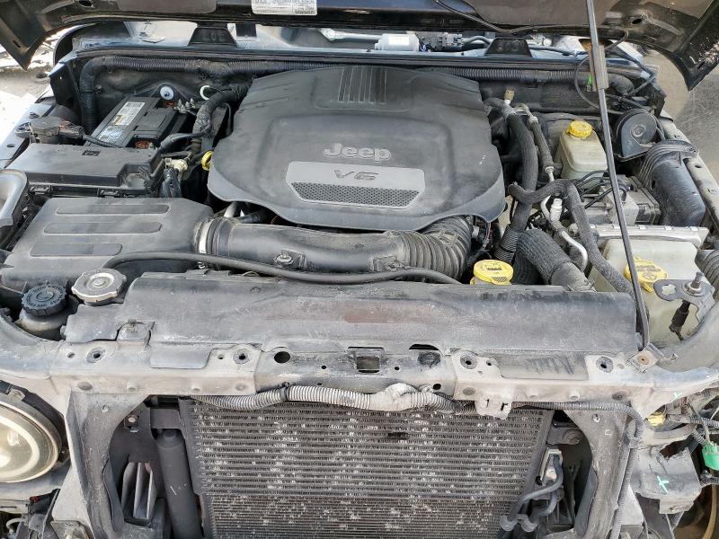 1C4HJWEGXFL624906 - 2015 JEEP WRANGLER U SAHARA Siyah fotoğraf 11