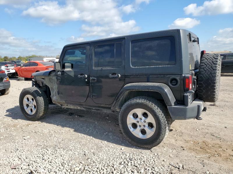 1C4HJWEGXFL624906 - 2015 JEEP WRANGLER U SAHARA Siyah fotoğraf 2