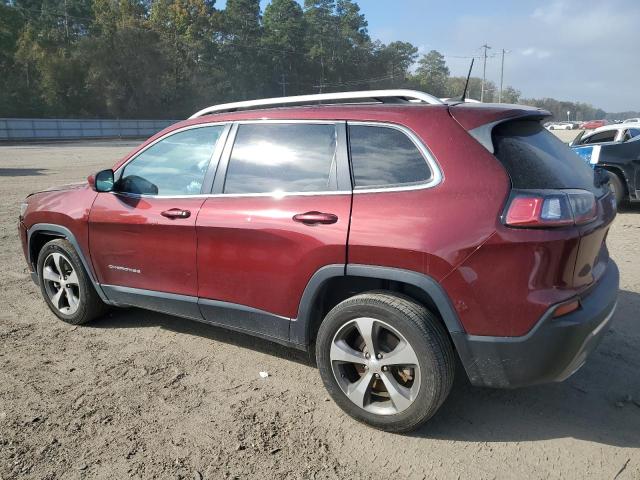 1C4PJLDX6KD111717 - 2019 JEEP CHEROKEE LIMITED BURGUNDY photo 2