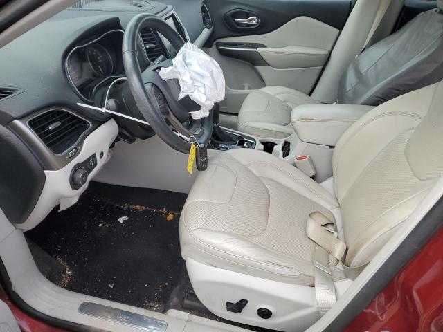 1C4PJLDX6KD111717 - 2019 JEEP CHEROKEE LIMITED BURGUNDY photo 7