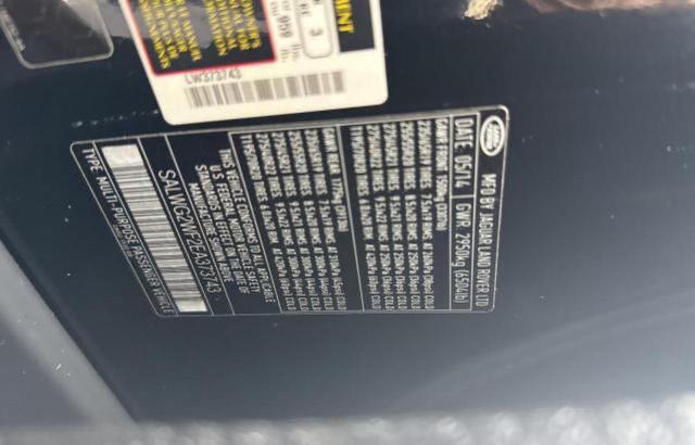 SALWG2WF2EA373743 - 2014 LAND ROVER RANGE ROVE SE BLACK photo 10