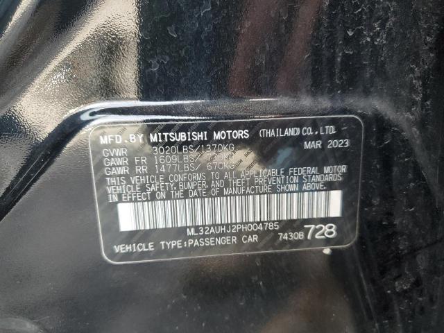 ML32AUHJ2PH004785 - 2023 MITSUBISHI MIRAGE ES Noir photo 13