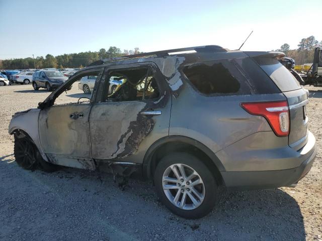 1FM5K7D84EGC36413 - 2014 FORD EXPLORER XLT GRAY photo 2