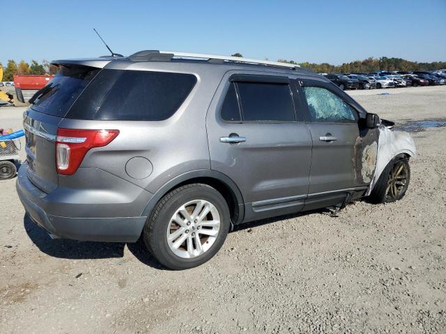 1FM5K7D84EGC36413 - 2014 FORD EXPLORER XLT GRAY photo 3