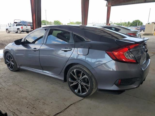 2HGFC2F83LH547758 - 2020 HONDA CIVIC SPORT GRAY photo 2