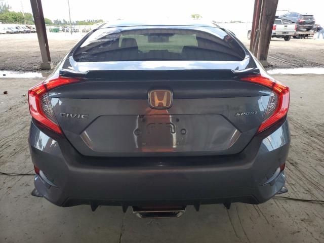2HGFC2F83LH547758 - 2020 HONDA CIVIC SPORT GRAY photo 6