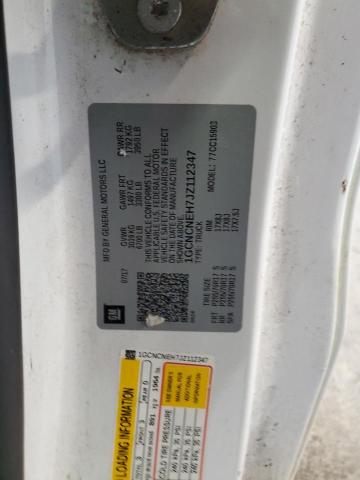 1GCNCNEH7JZ112347 - 2018 CHEVROLET SILVERADO C1500 Ağ foto 12