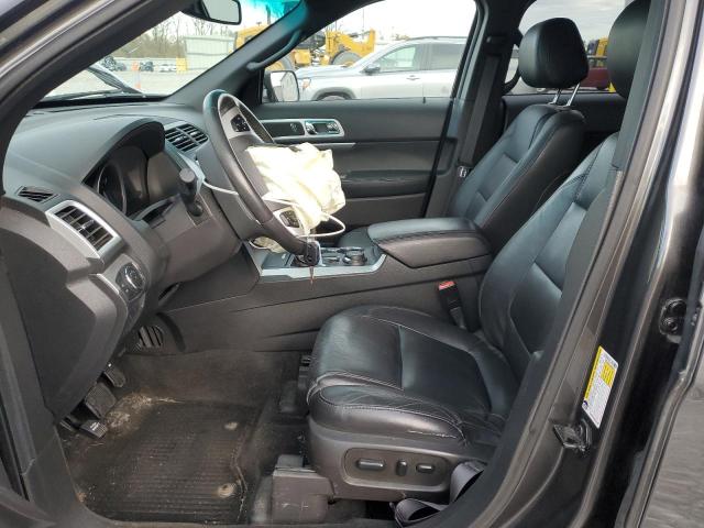 1FM5K8D8XFGB38557 - 2015 FORD EXPLORER XLT GRAY photo 7