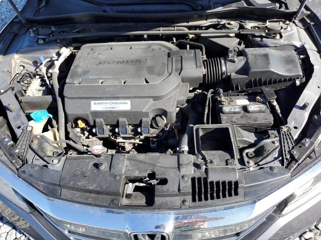 1HGCR3F86GA022396 - 2016 HONDA ACCORD EXL GRAY photo 11