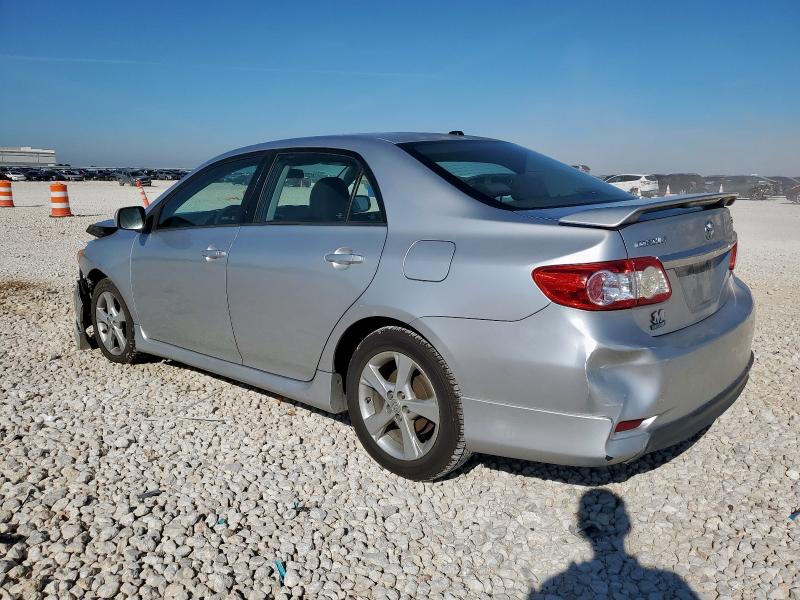 5YFBU4EE9CP041844 - 2012 TOYOTA COROLLA BASE 银色 照片 2