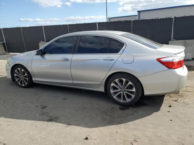 1HGCR2F50DA214649 - 2013 HONDA ACCORD SPORT SILVER photo 2