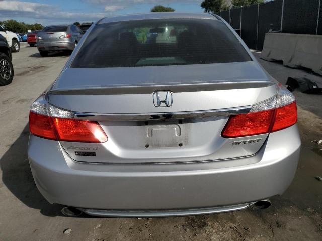 1HGCR2F50DA214649 - 2013 HONDA ACCORD SPORT SILVER photo 6