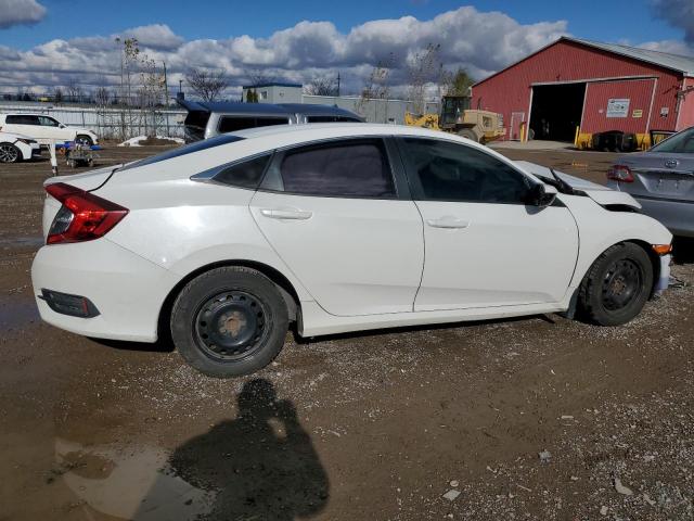 2HGFC2F53KH041576 - 2019 HONDA CIVIC LX WHITE photo 3
