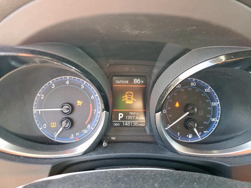 2T1BURHEXFC312620 - 2015 TOYOTA COROLLA L Սև լուսանկար 9