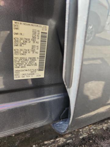 1N6AA1EK7HN527143 - 2017 NISSAN TITAN S GRAY photo 12