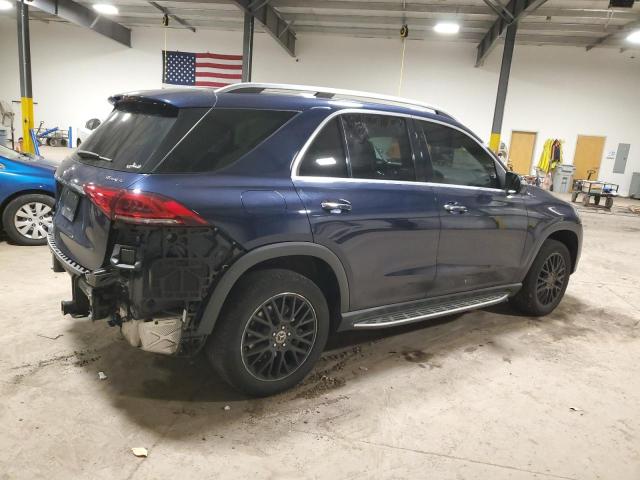 4JGFB4KB2LA011036 - 2020 MERCEDES-BENZ GLE 350 4MATIC BLUE photo 3