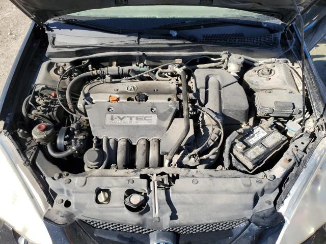 JH4DC54844S009928 - 2004 ACURA RSX BLACK photo 11