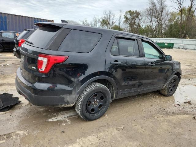 1FM5K8AR0GGB54023 - 2016 FORD EXPLORER POLICE INTERCEPTOR Siyah fotoğraf 3