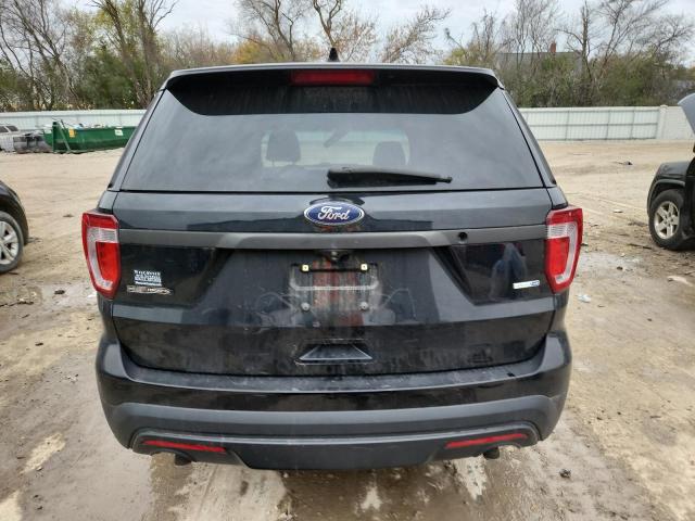 1FM5K8AR0GGB54023 - 2016 FORD EXPLORER POLICE INTERCEPTOR Siyah fotoğraf 6