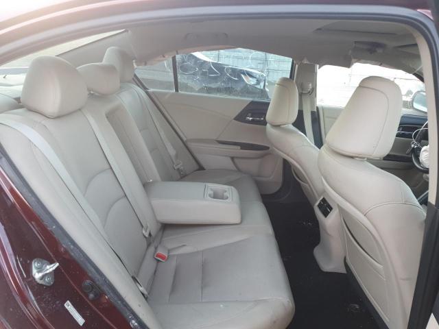 1HGCR2F81EA037539 - 2014 HONDA ACCORD EXL MAROON photo 10