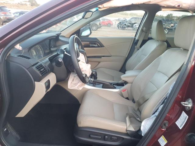 1HGCR2F81EA037539 - 2014 HONDA ACCORD EXL MAROON photo 7