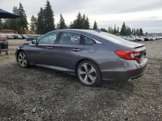 1HGCV1F91JA076818 - 2018 HONDA ACCORD TOURING Сұр фото 2